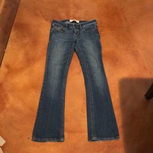 Dark wash flare jeans